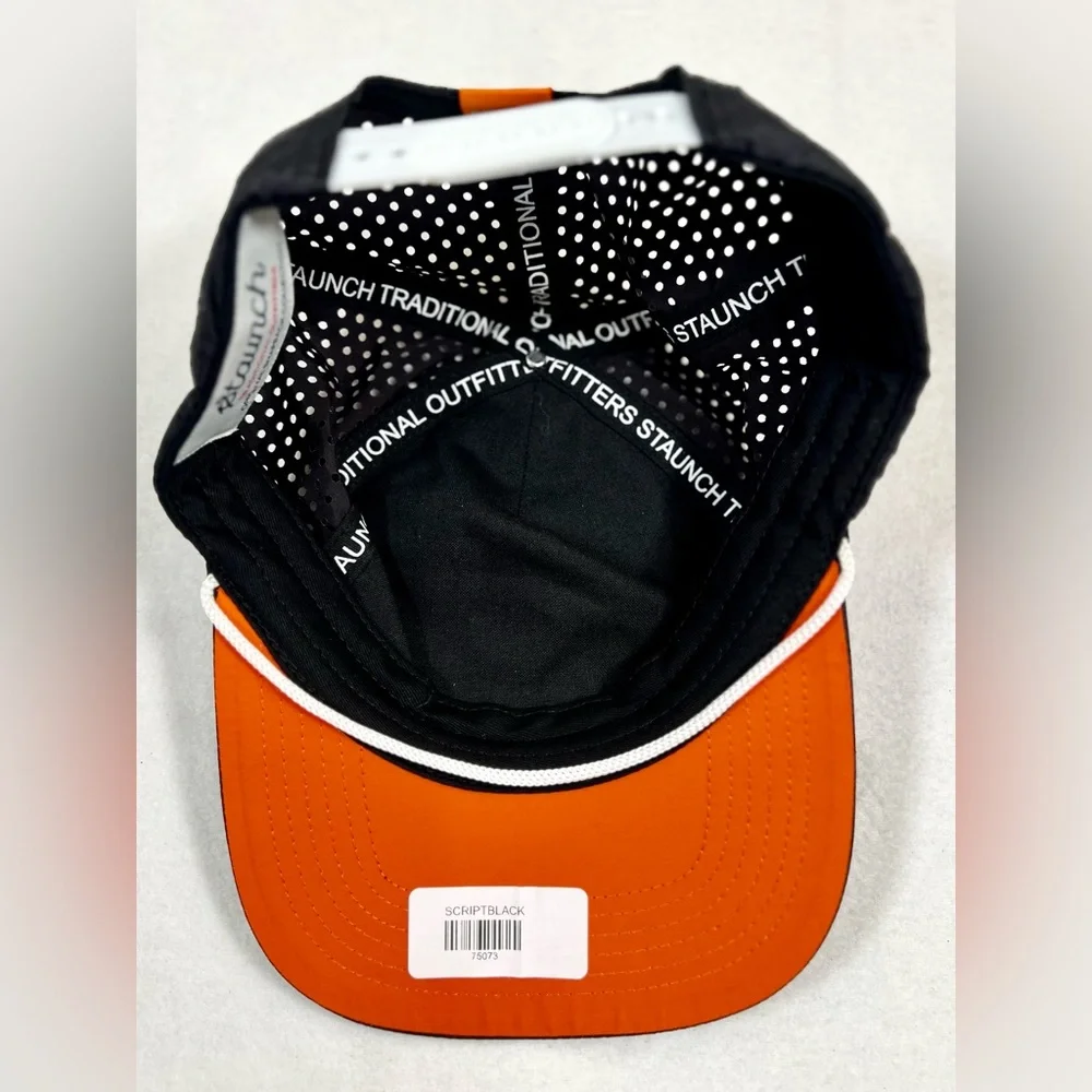WHATABURGER Staunch‎ Black Mesh Restaurant Hat Snapback Trucker Hat NWT New